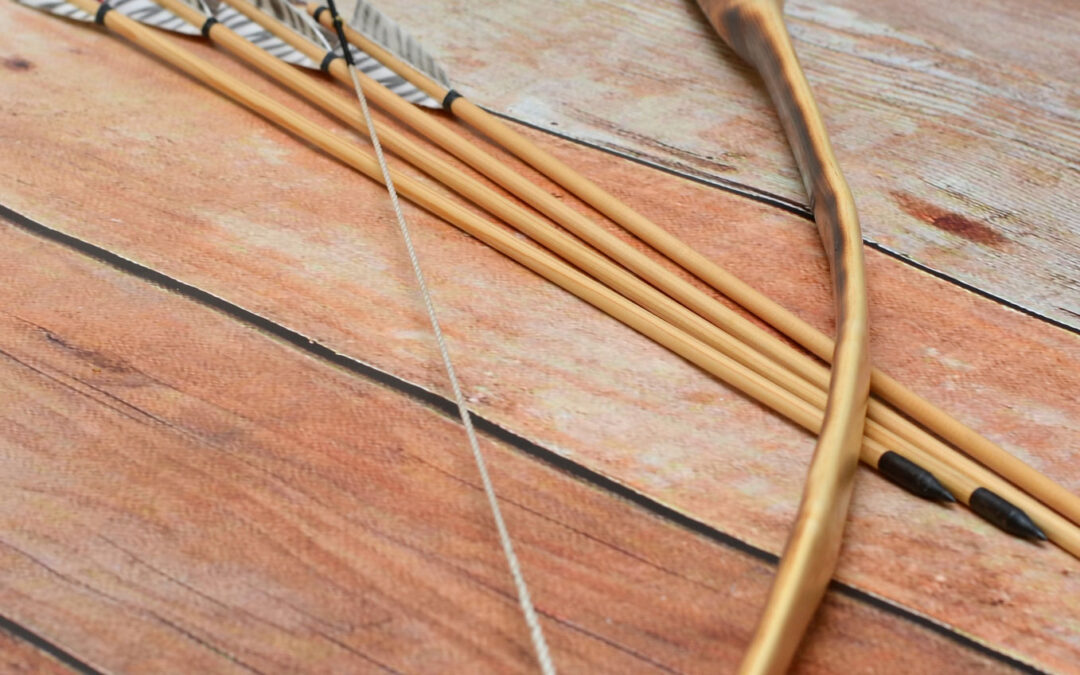 Osage Orange Bogen mit Needletips